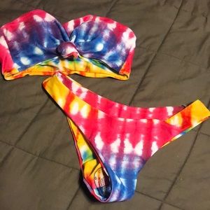 Tie-dye bikini